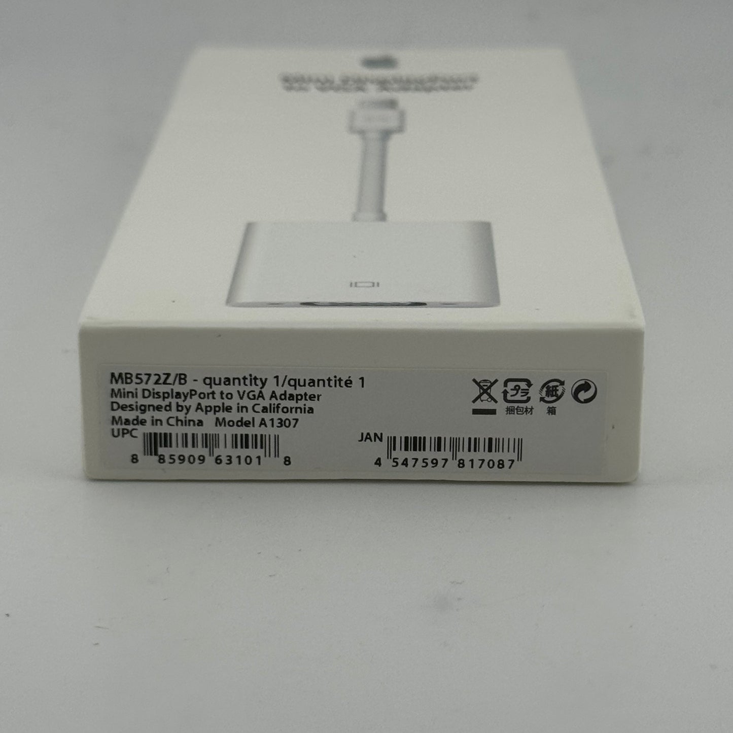 New Apple Mini DisplayPort to VGA Adapter White A1307