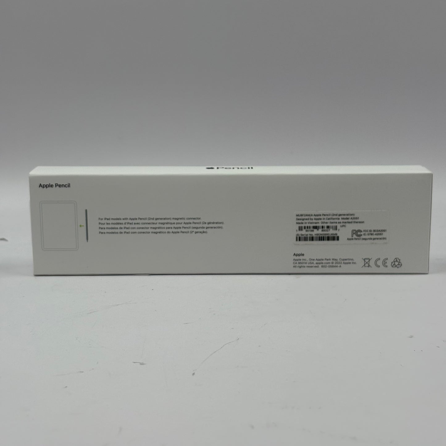 Apple Pencil 2nd Gen Smart Pencil Stylus White MU8F2AM/A