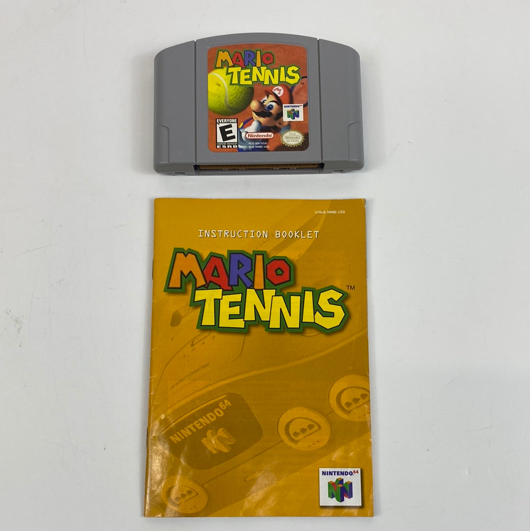 Mario Tennis (Nintendo 64, 2000) with Manual and Box