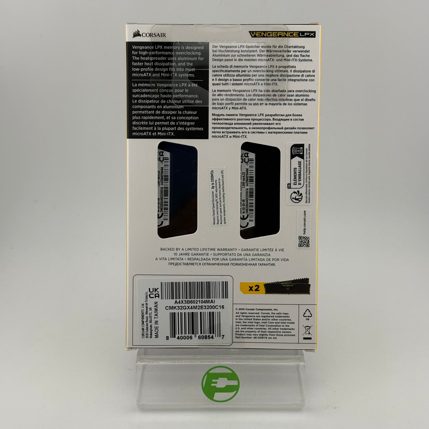 Corsair Vengeance LPX 16GB (2x8GB) RAM DDR4 3200MHz CMK32GX4M2E3200C16