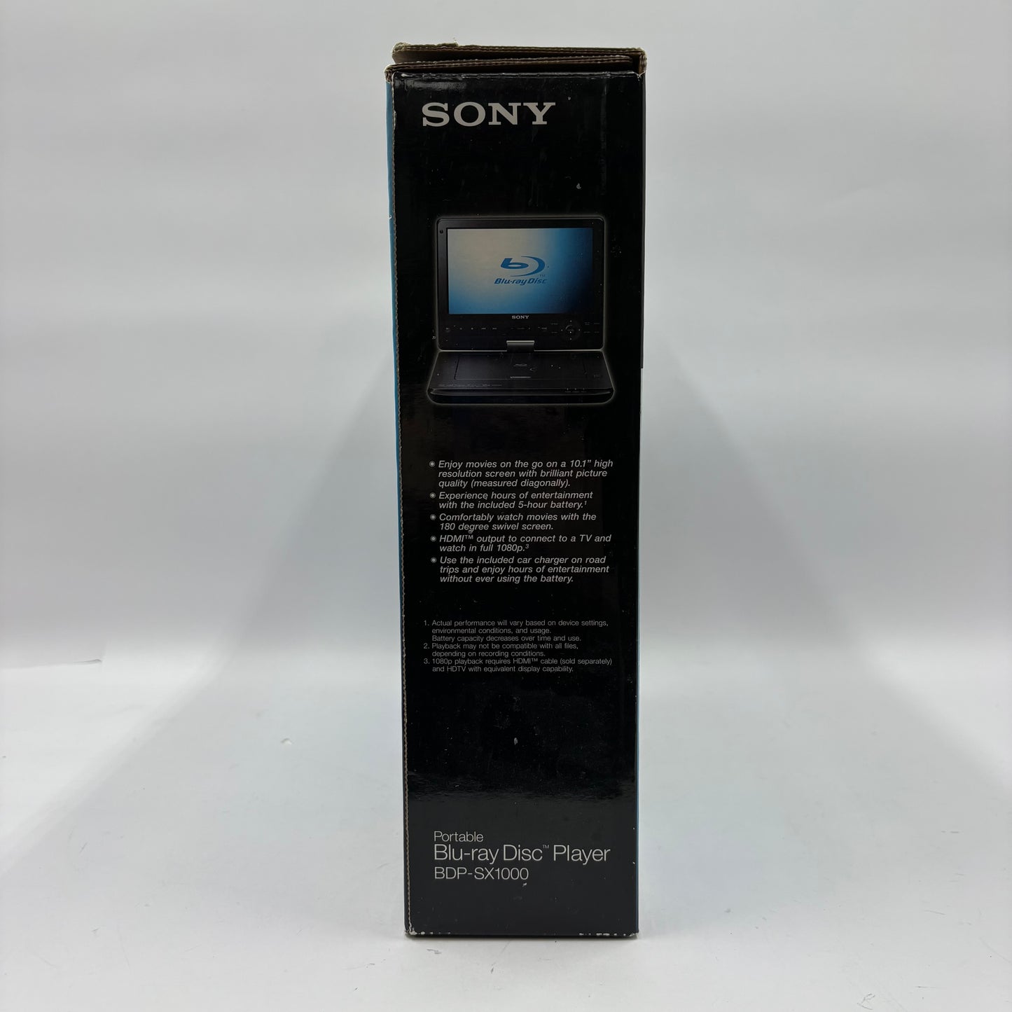 Sony BDP-SX1000 Portable Blu-Ray Player No Remote