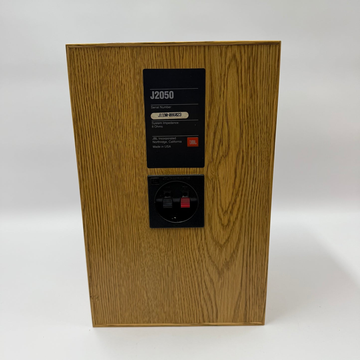 JBL J2050 Passive Bookshelf Stereo Speakers Brown