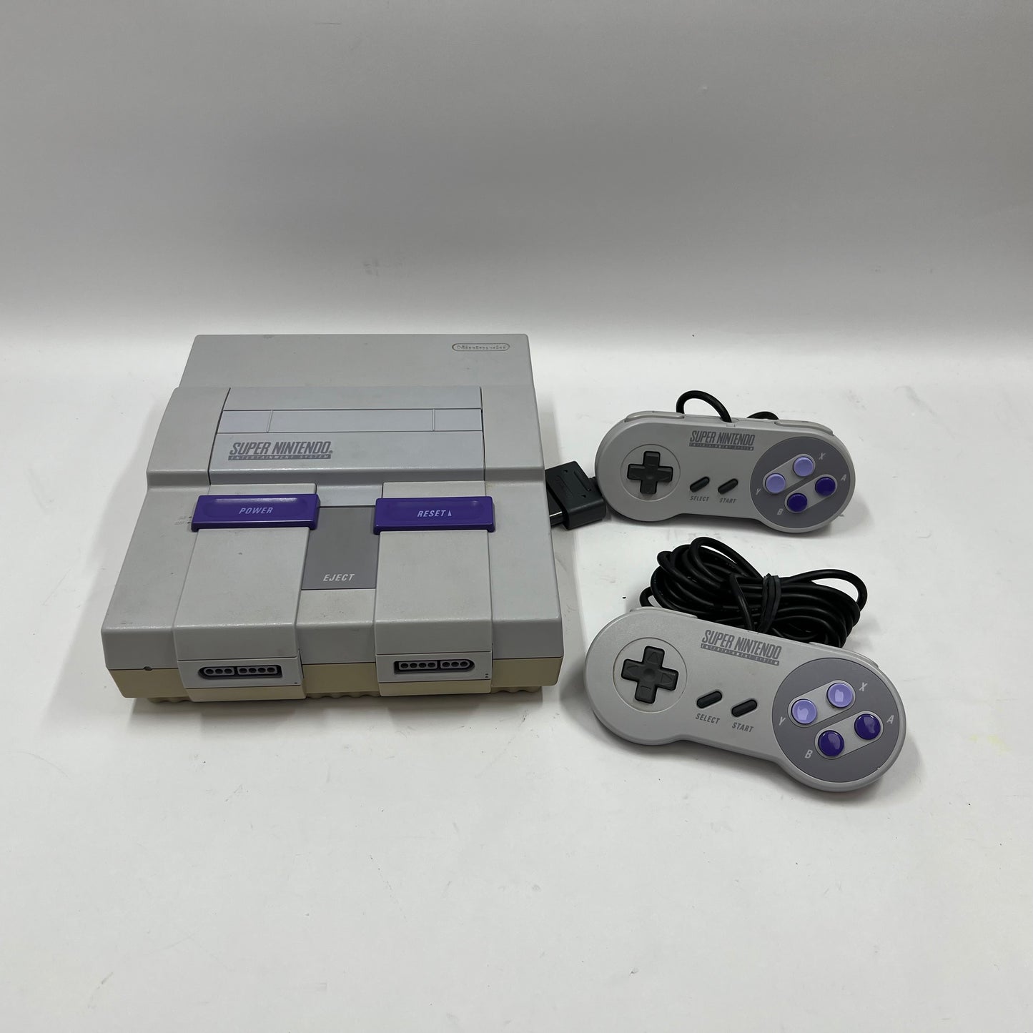 Super Nintendo Entertainment System SNES SNS-001 Gray