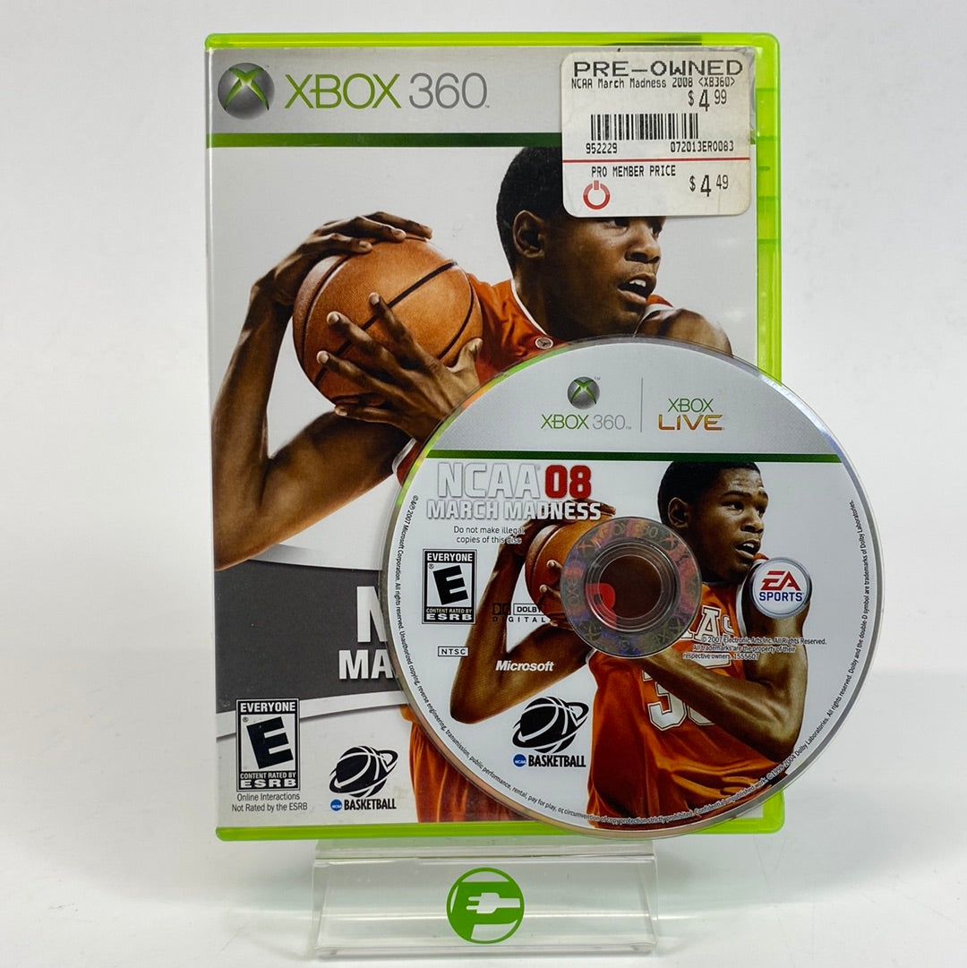 NCAA March Madness 08 (Microsoft Xbox 360, 2007)