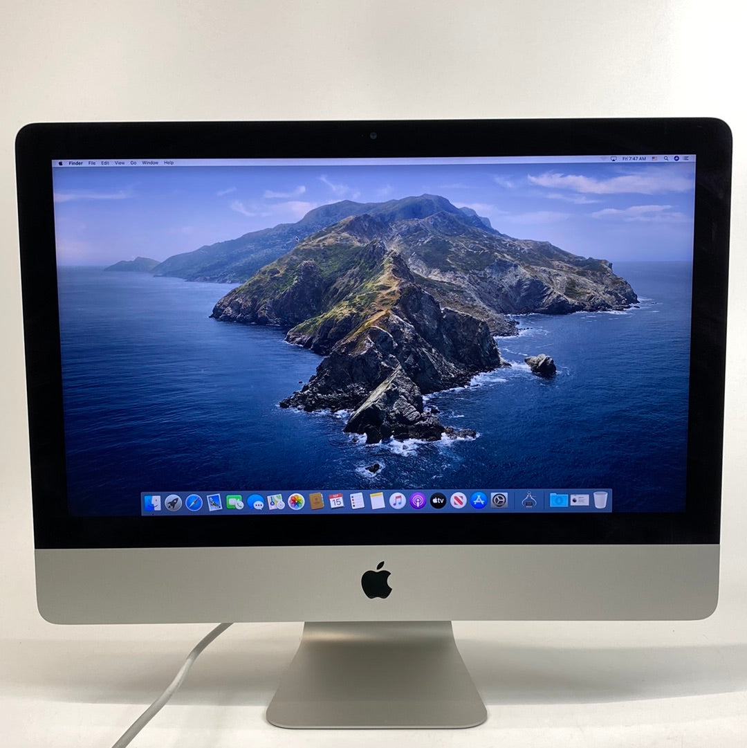2019 Apple iMac 21.5" i3 3.6GHz 8GB RAM 1TB HDD Silver A2116