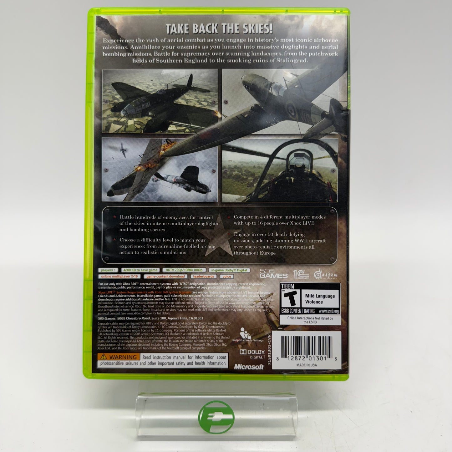 IL-2 Sturmovik: Birds of Prey (Microsoft Xbox 360, 2009)