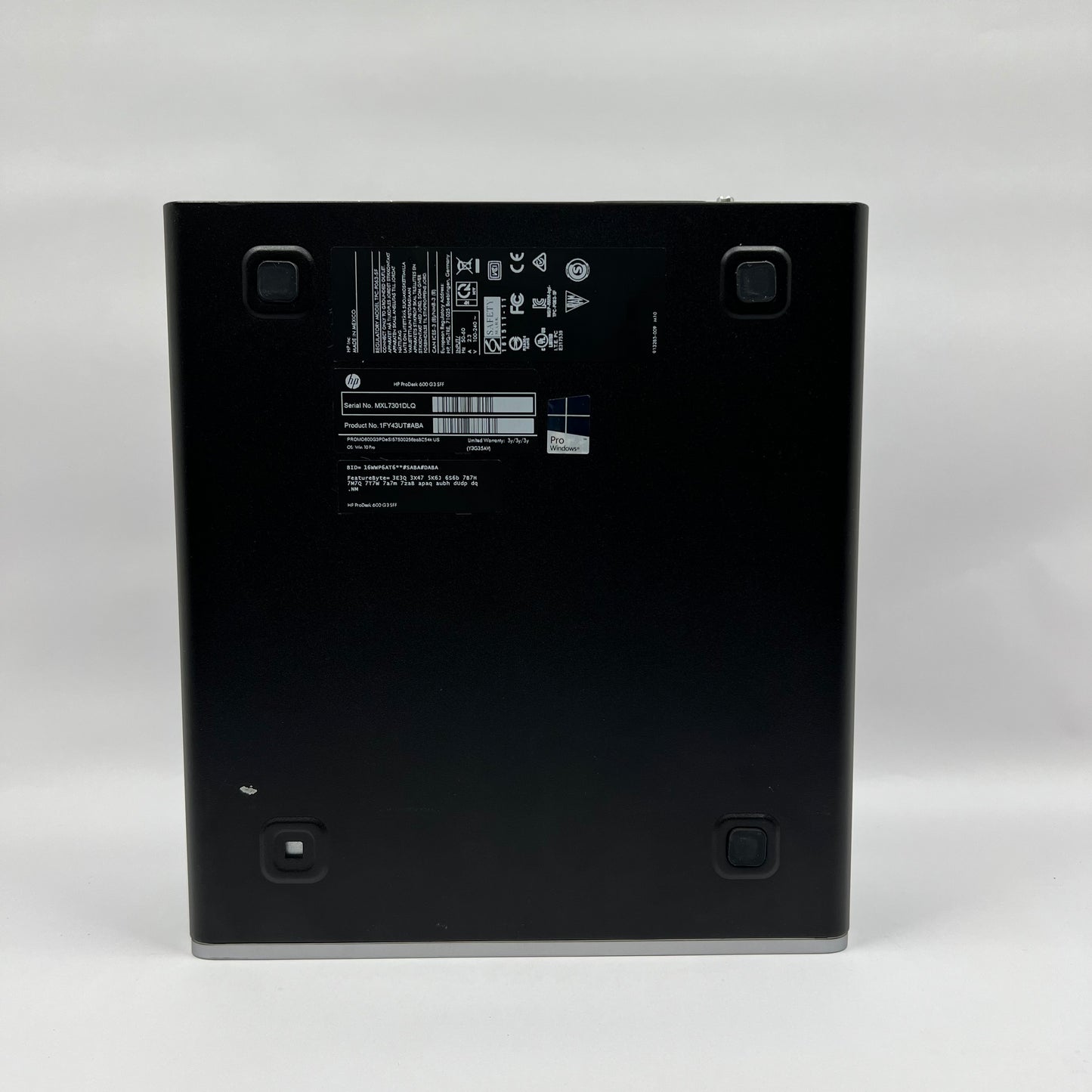 HP ProDesk 600 G3 SFF TPC-P063-SF i5-7500 3.40GHz 8GB RAM 256GB SSD