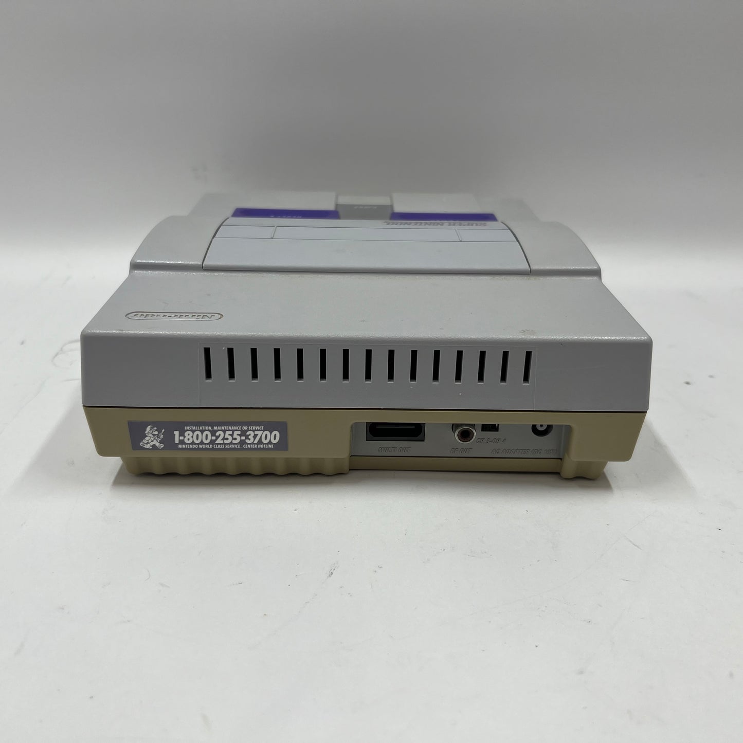 Super Nintendo Entertainment System SNES SNS-001 Gray