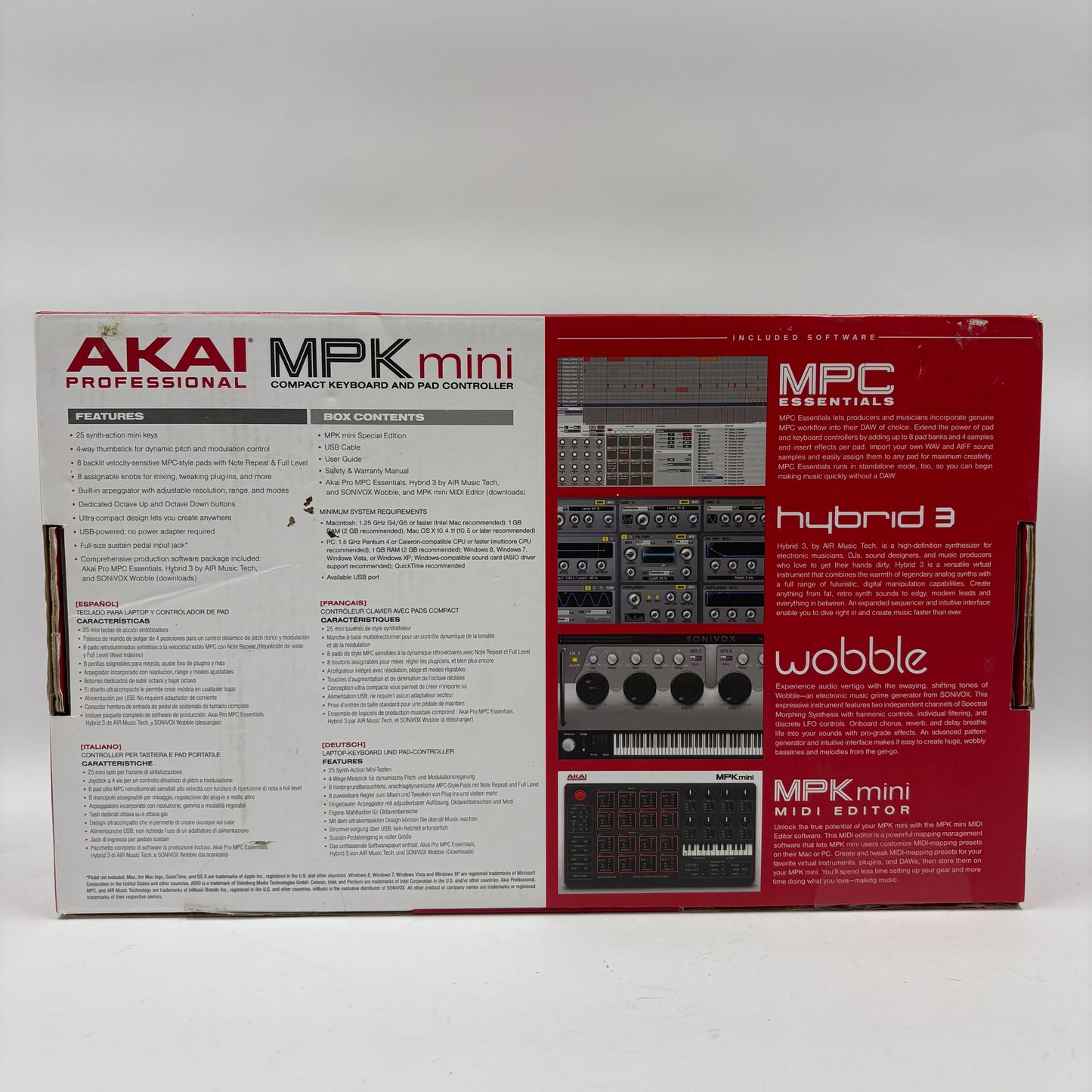 Akai MPK Mini MKII Special Edition White USB MIDI Keyboard Controller