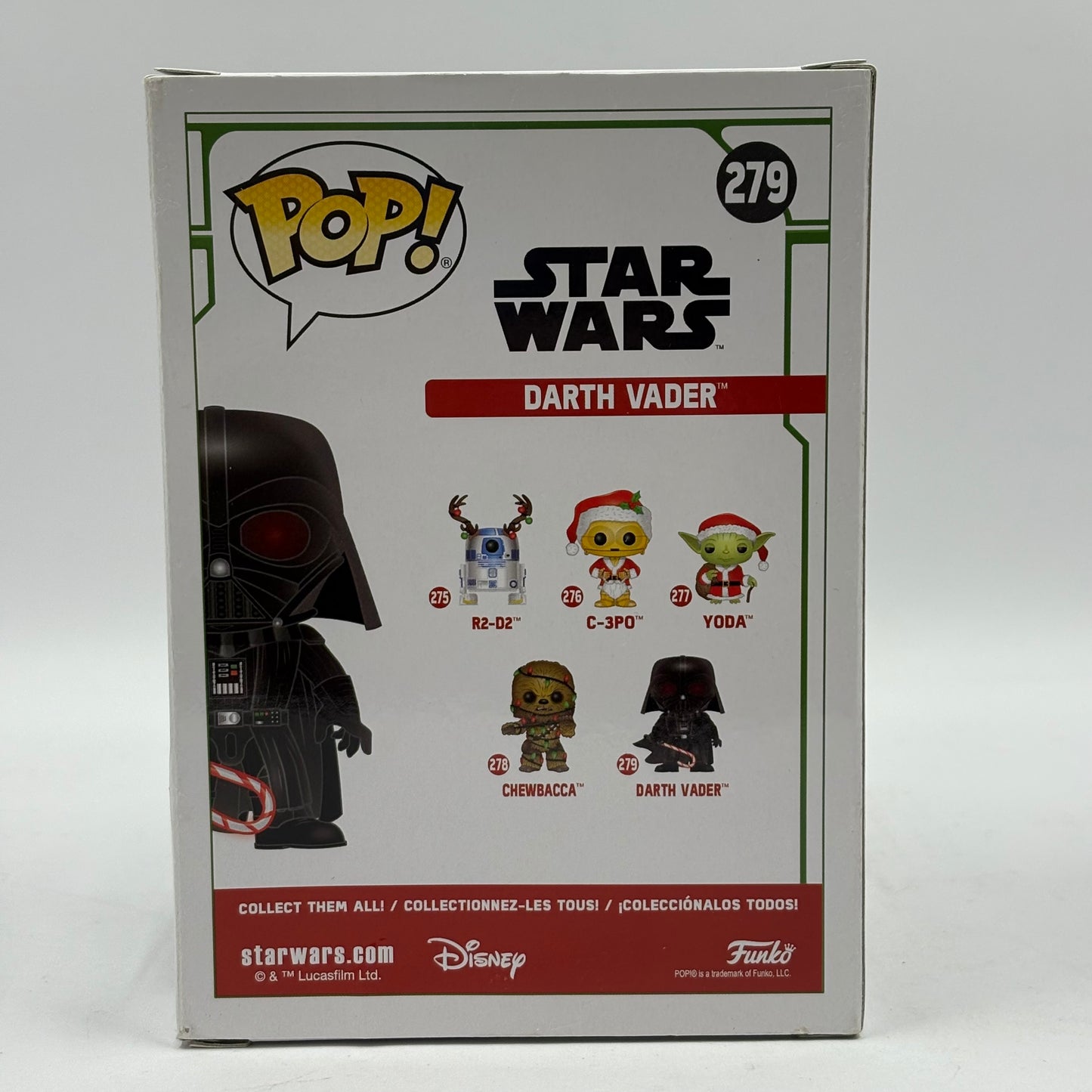 Funko Pop Star Wars Darth Vader Bobble-Head Vinyl Figure Toy #279