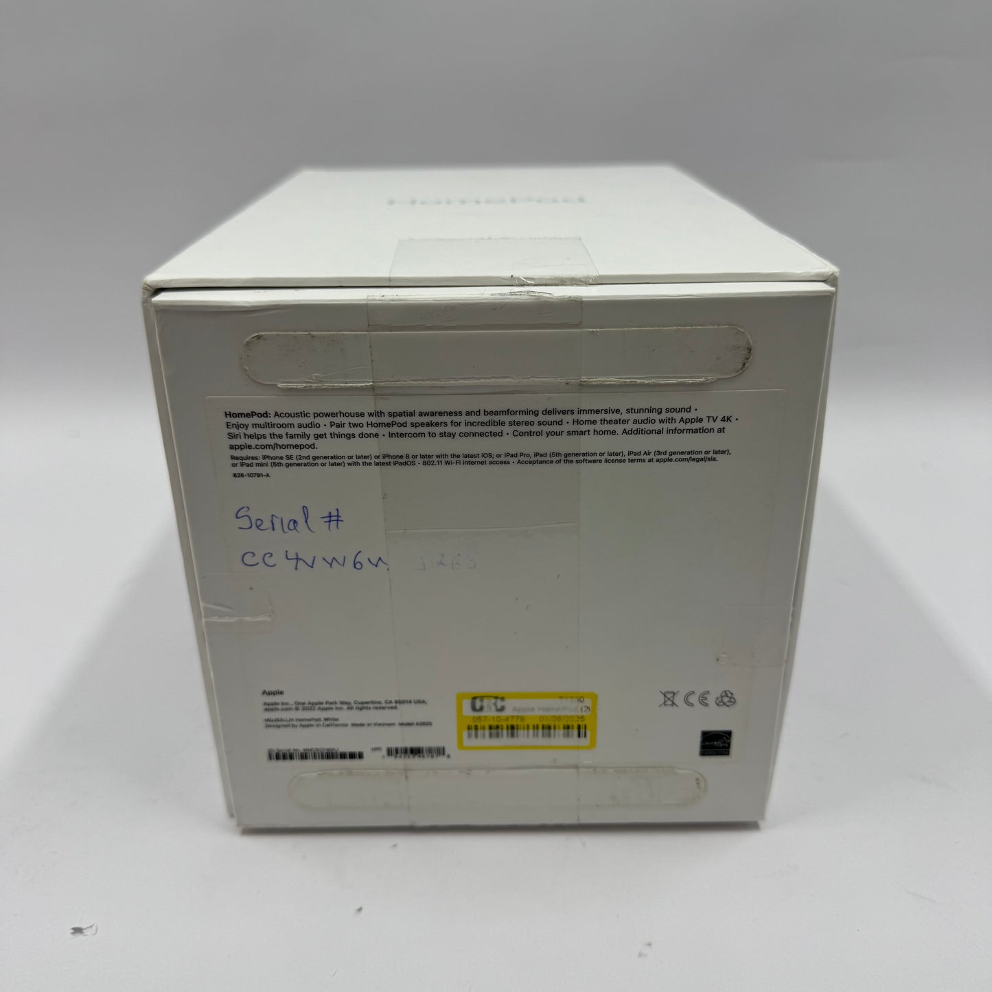 Apple HomePod 2nd Gen White MQJ83LL/A Smart Speaker