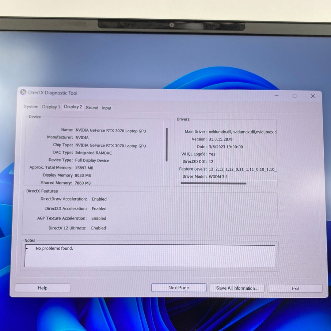 Alienware M15 Ryzen Edition R5 15.6" Ryzen 9 5900HX 16GB RAM 1TB RTX 3070 360Hz