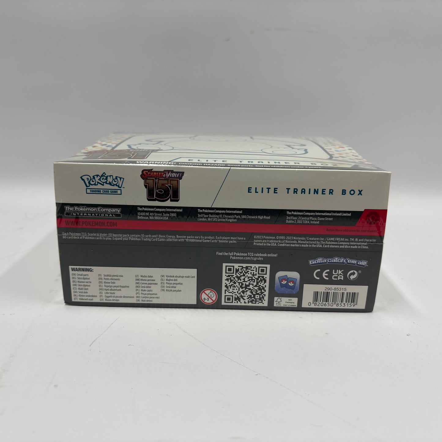 New Pokémon TCG Scarlet & Violet 151 Elite Trainer Box