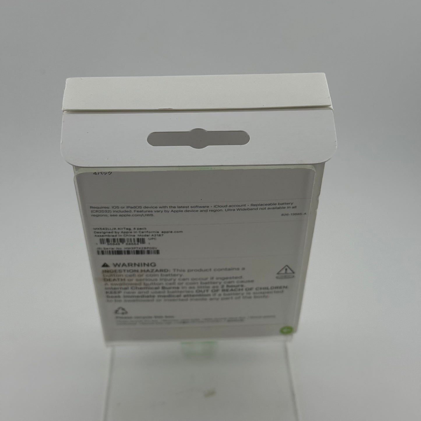 New Apple AirTag 4 Pack White MX542LL/A