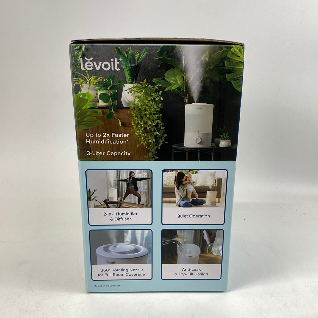 New Levoit Dual 150 Ultrasonic Cool Mist Humidifier LUH-D302-WUS