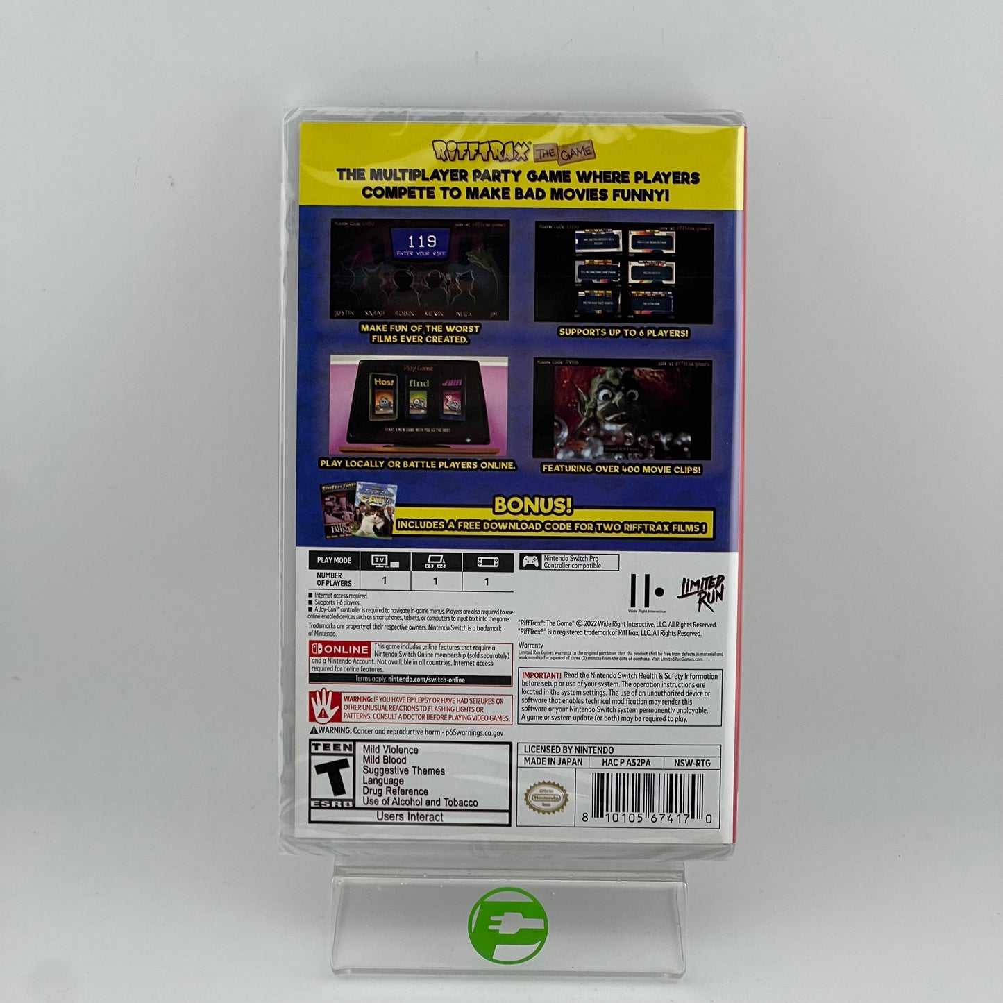 New Rifftrax: The Game (Nintendo Switch, 2023)