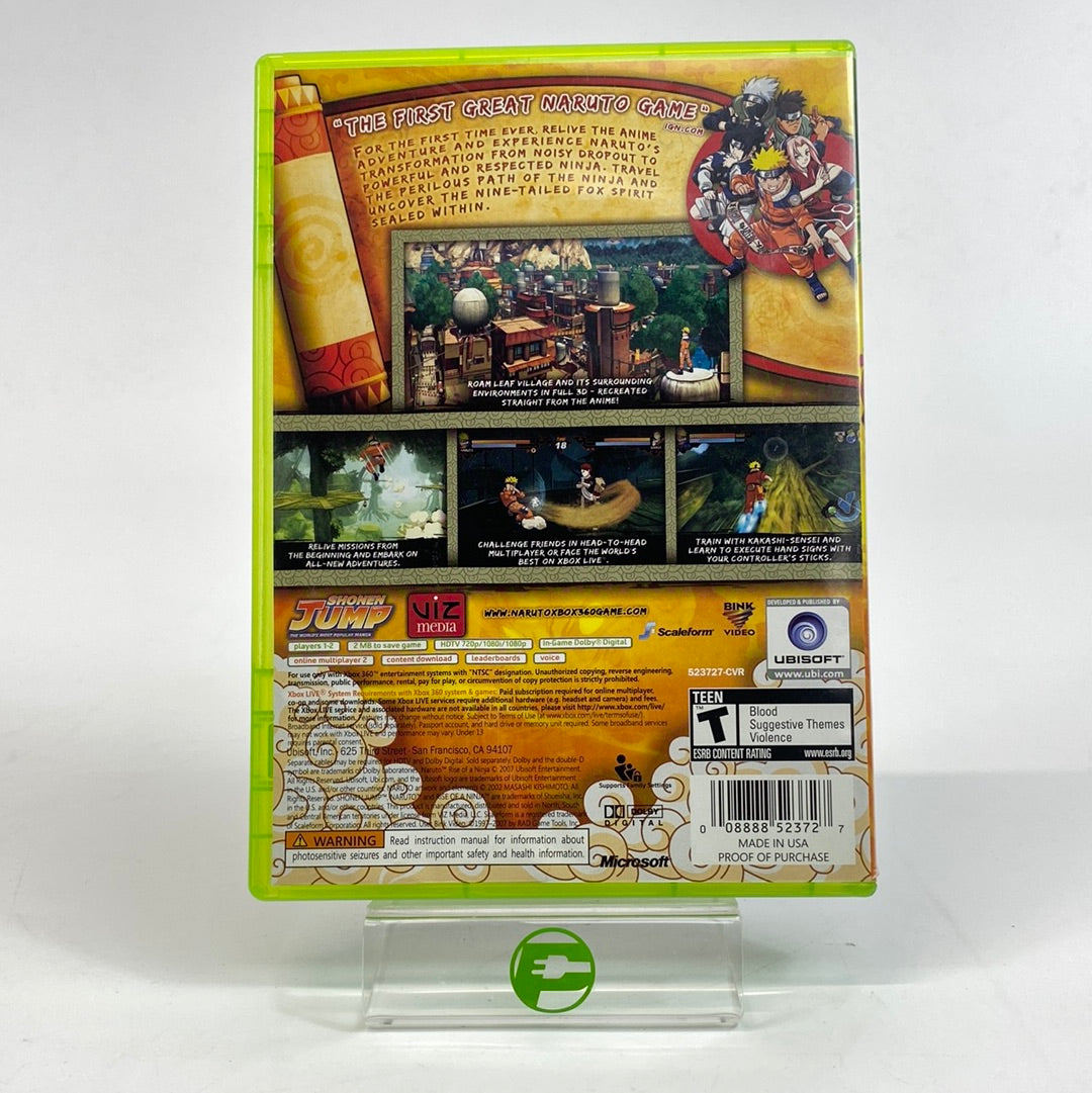 Naruto Rise of the Ninja (Microsoft Xbox 360, 2007)
