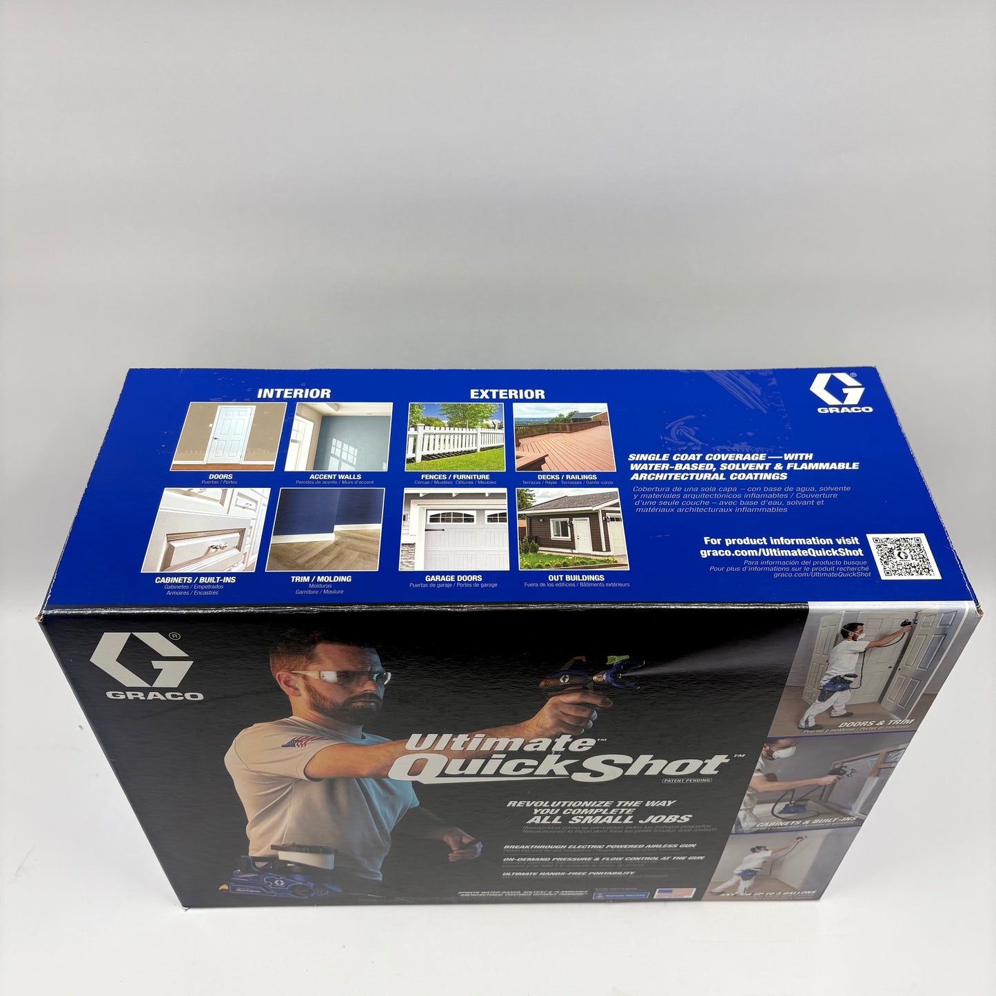 New Graco Ultimate QuickShot 826308 Electric Powered Paint Gun 826308