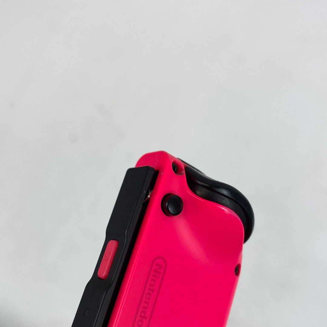 Nintendo Switch JoyCon Wireless Controller HAC-015 Neon Pink Left