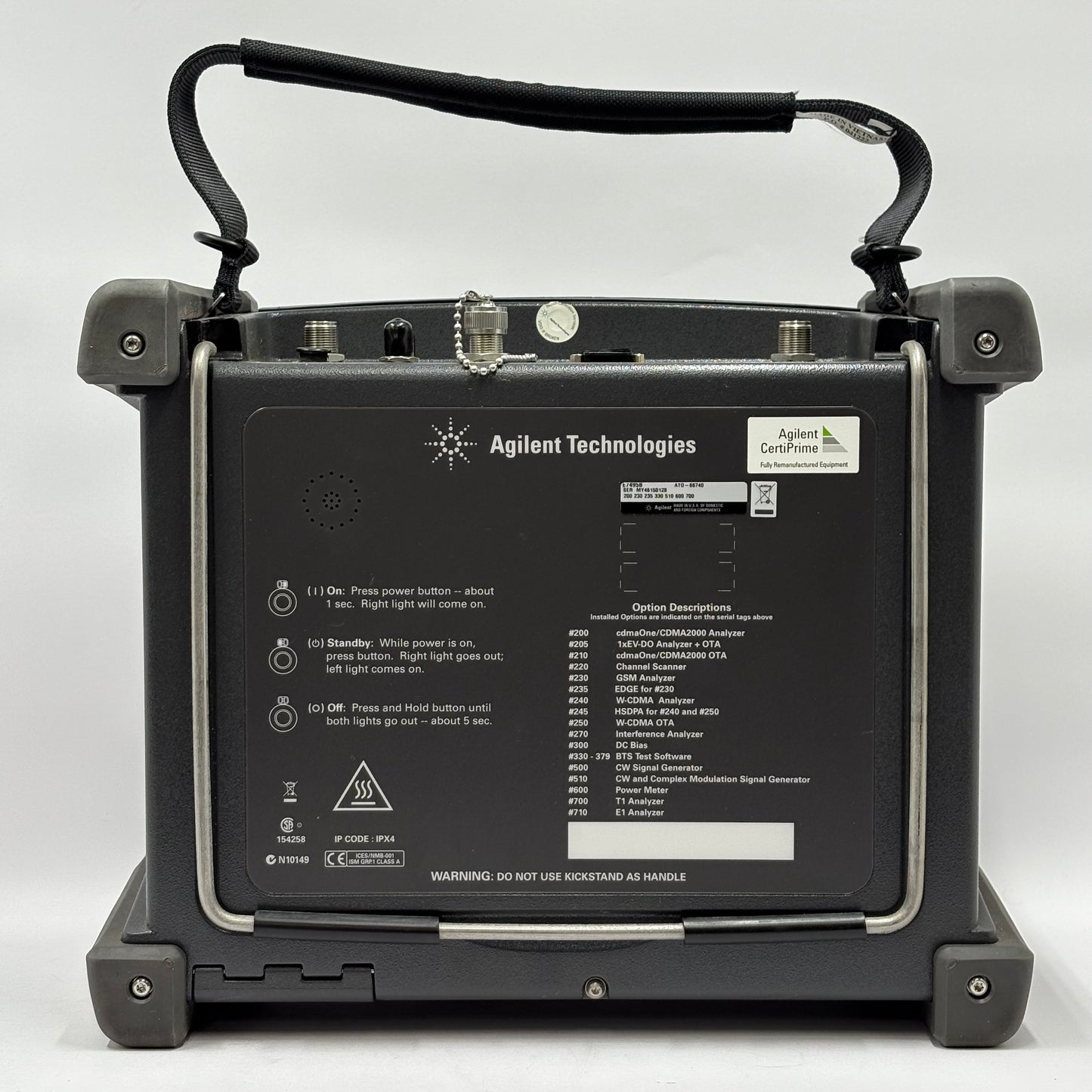 Agilent Technologies E7495B Base Station Test Set Wireless 2G/3G Tester Read