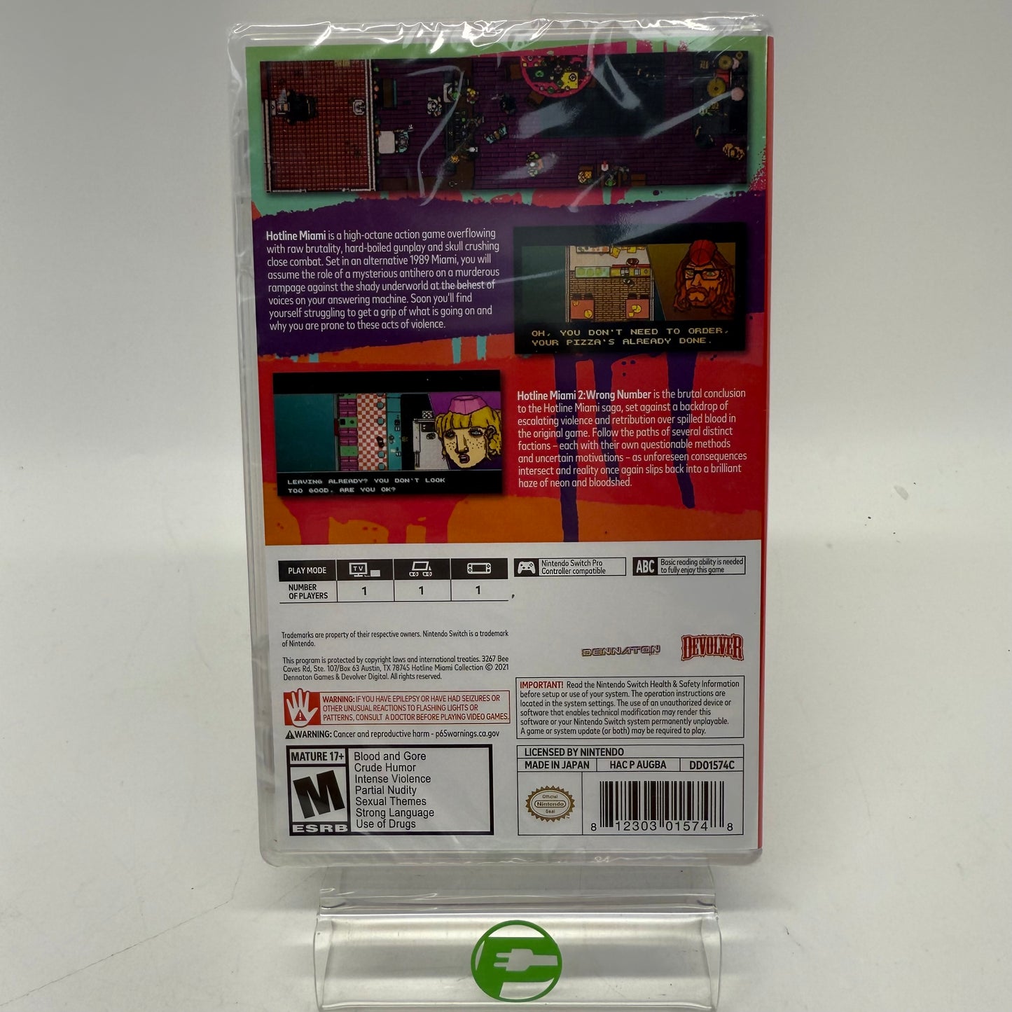 New Hotline Miami Collection (Nintendo Switch, 2020)