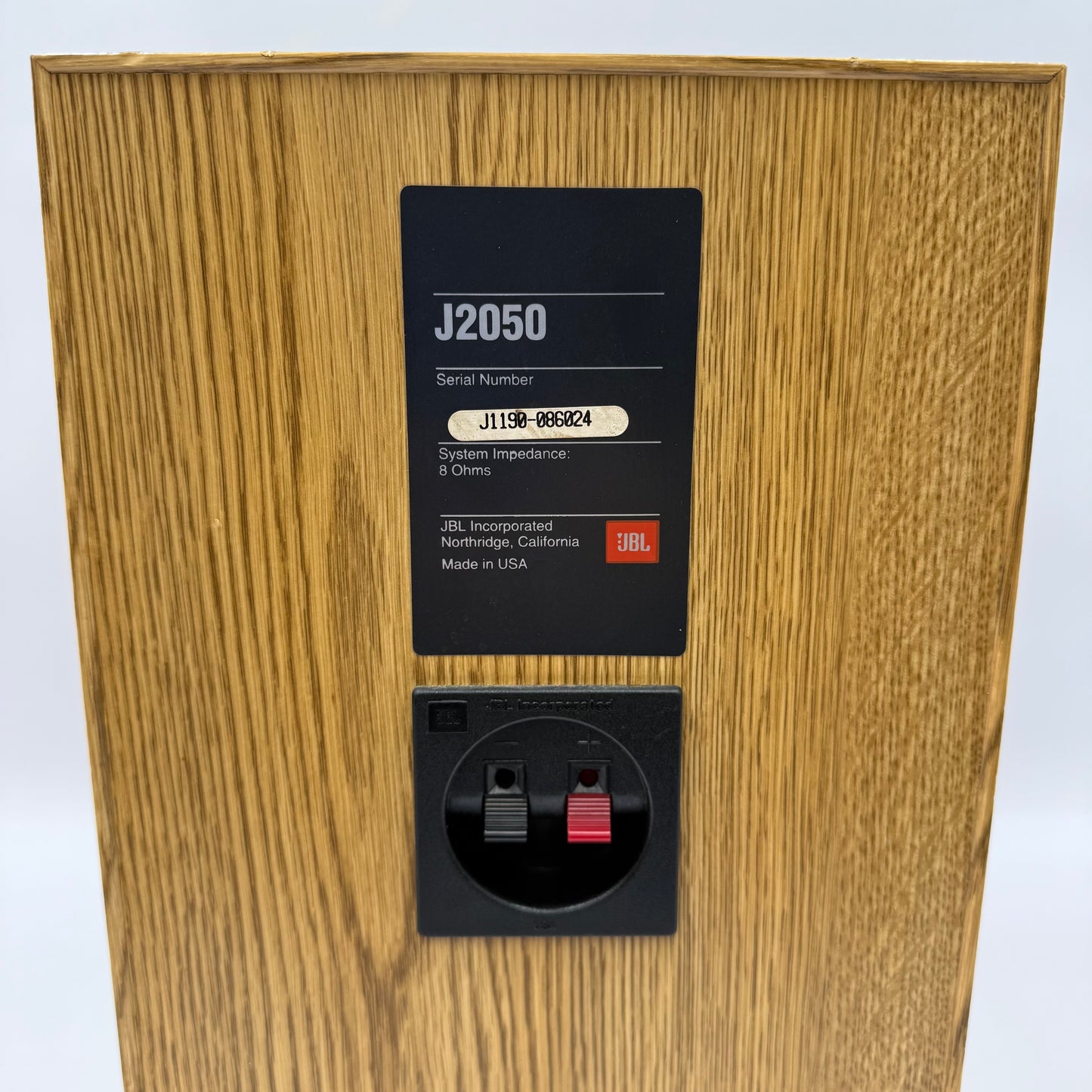 JBL J2050 Passive Bookshelf Stereo Speakers Brown