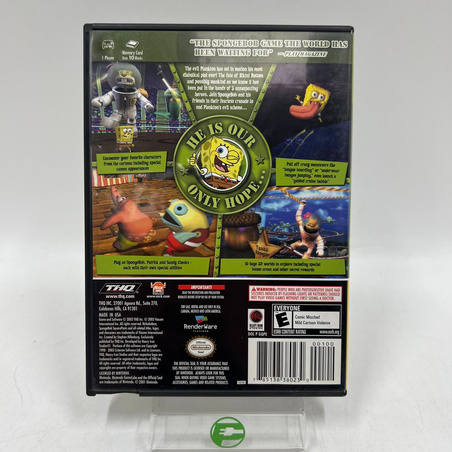 SpongeBob SquarePants Battle for Bikini Bottom (Nintendo GameCube, 2003)