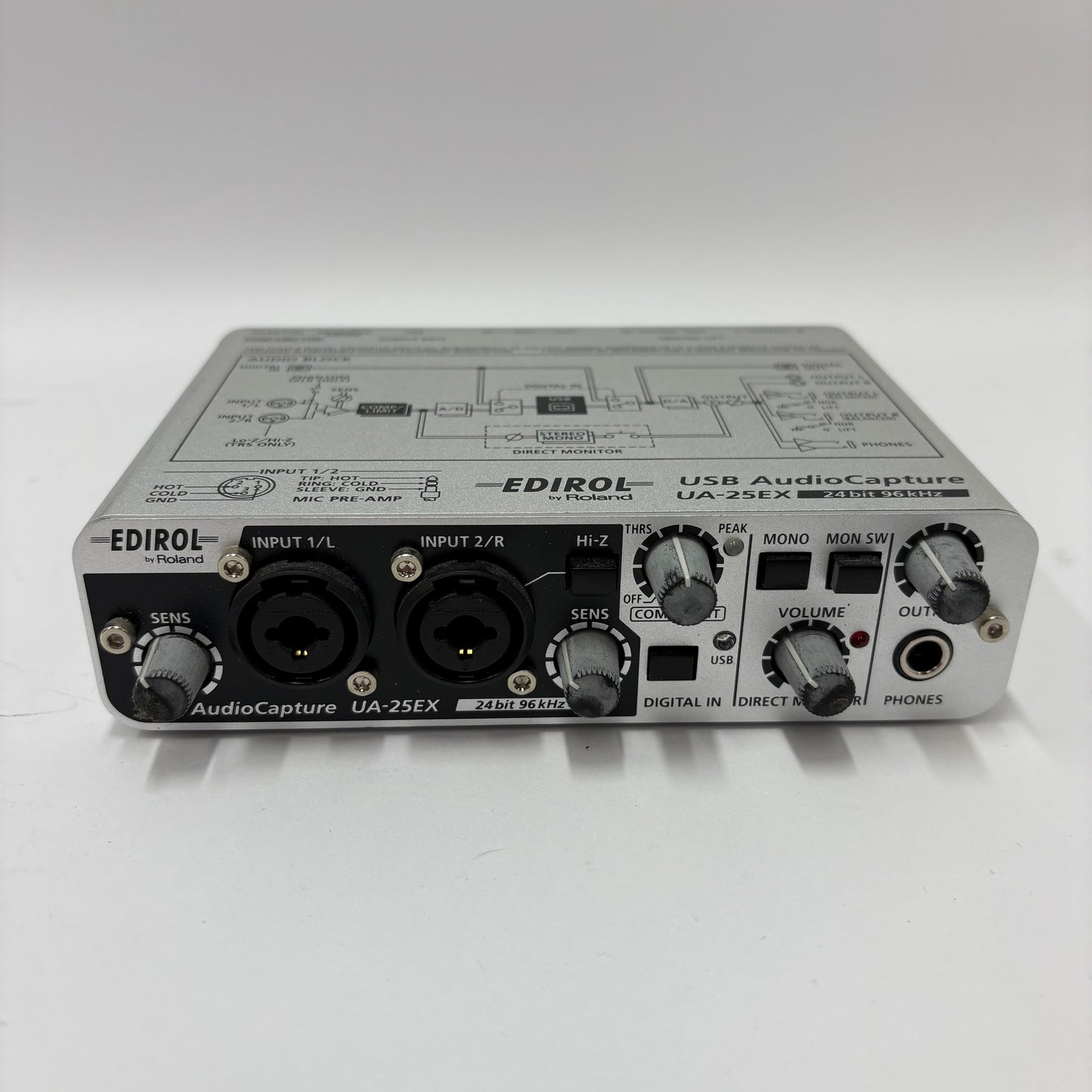 Roland Edirol USB AudioCapture Powered Stereo Audio Interface UA-25EX