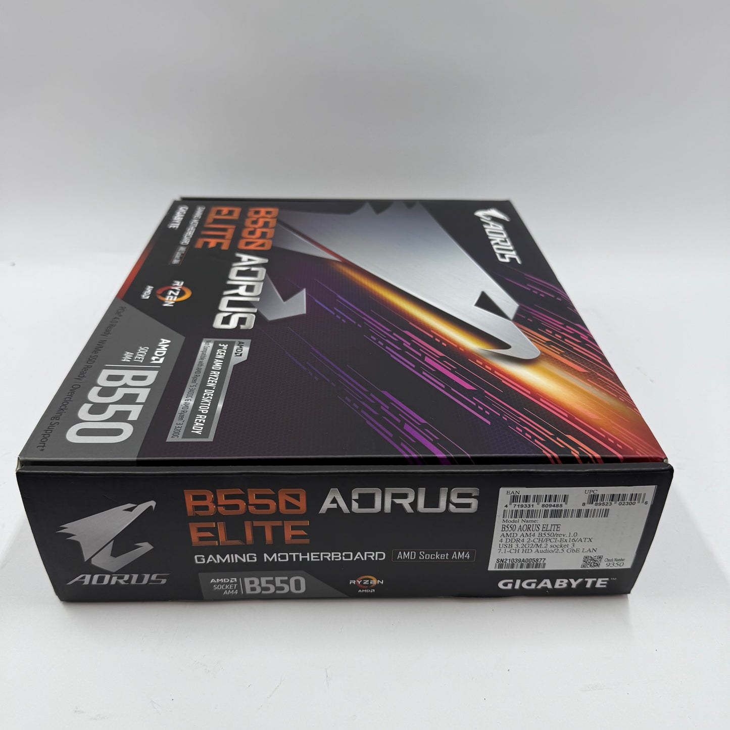 New GIGABYTE B550 AORUS ELITE AM4 ATX