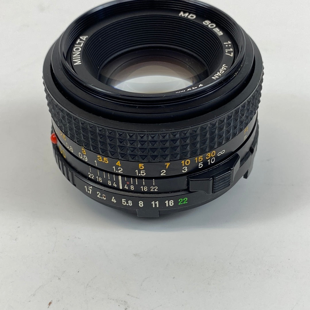 Minolta MD 50mm 1:1.7 ø49mm Camera Lens