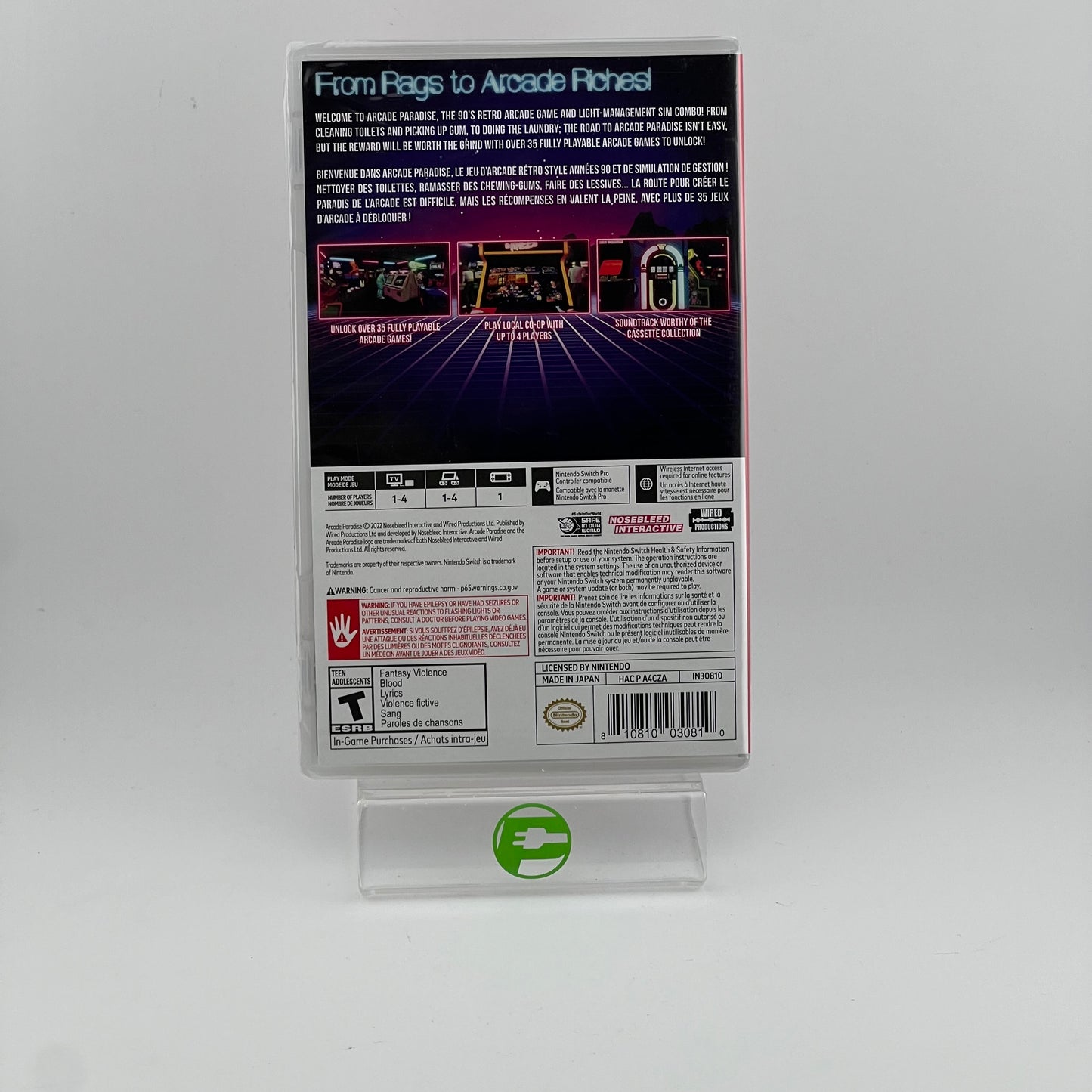 New Arcade Paradise (Nintendo Switch, 2022)