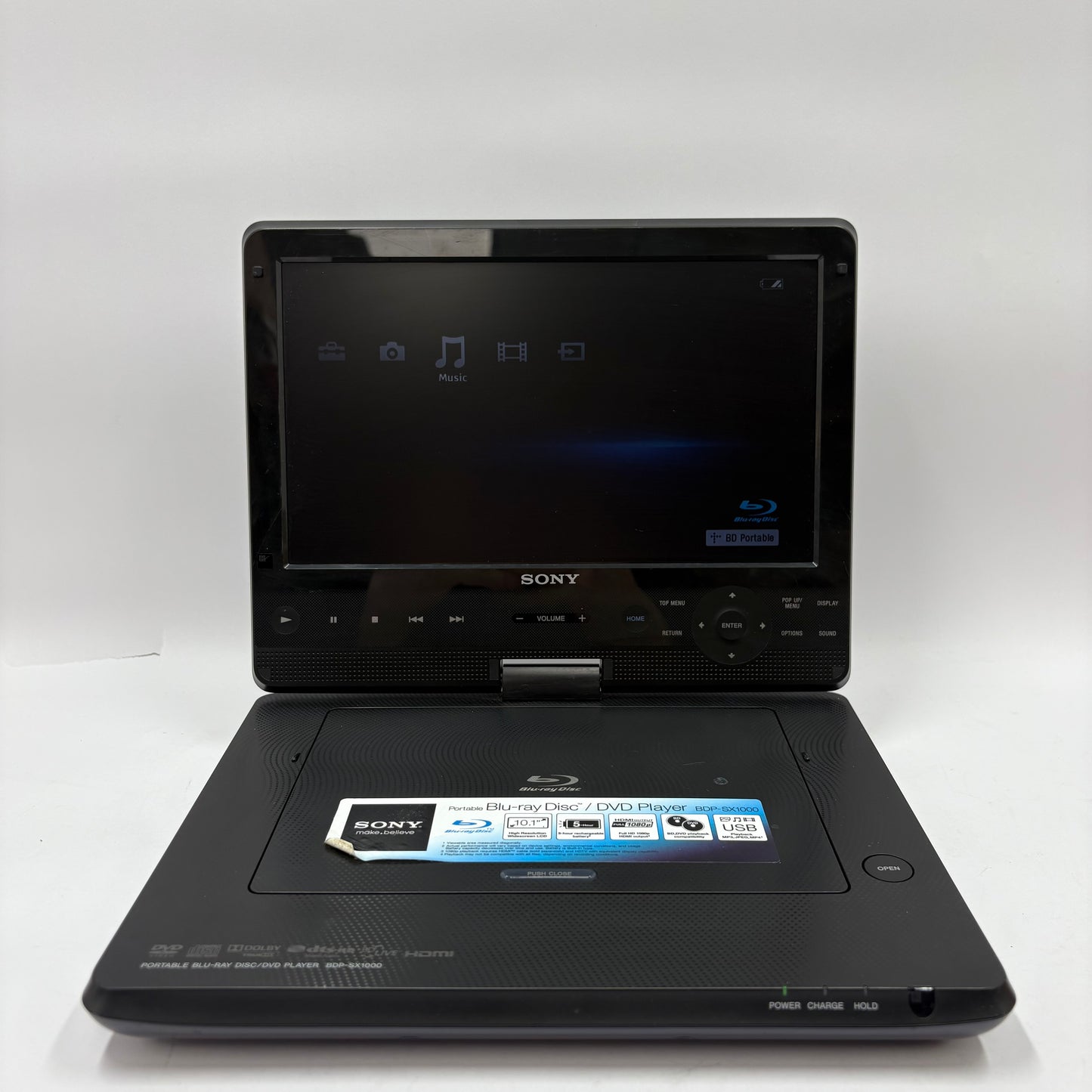 Sony BDP-SX1000 Portable Blu-Ray Player No Remote