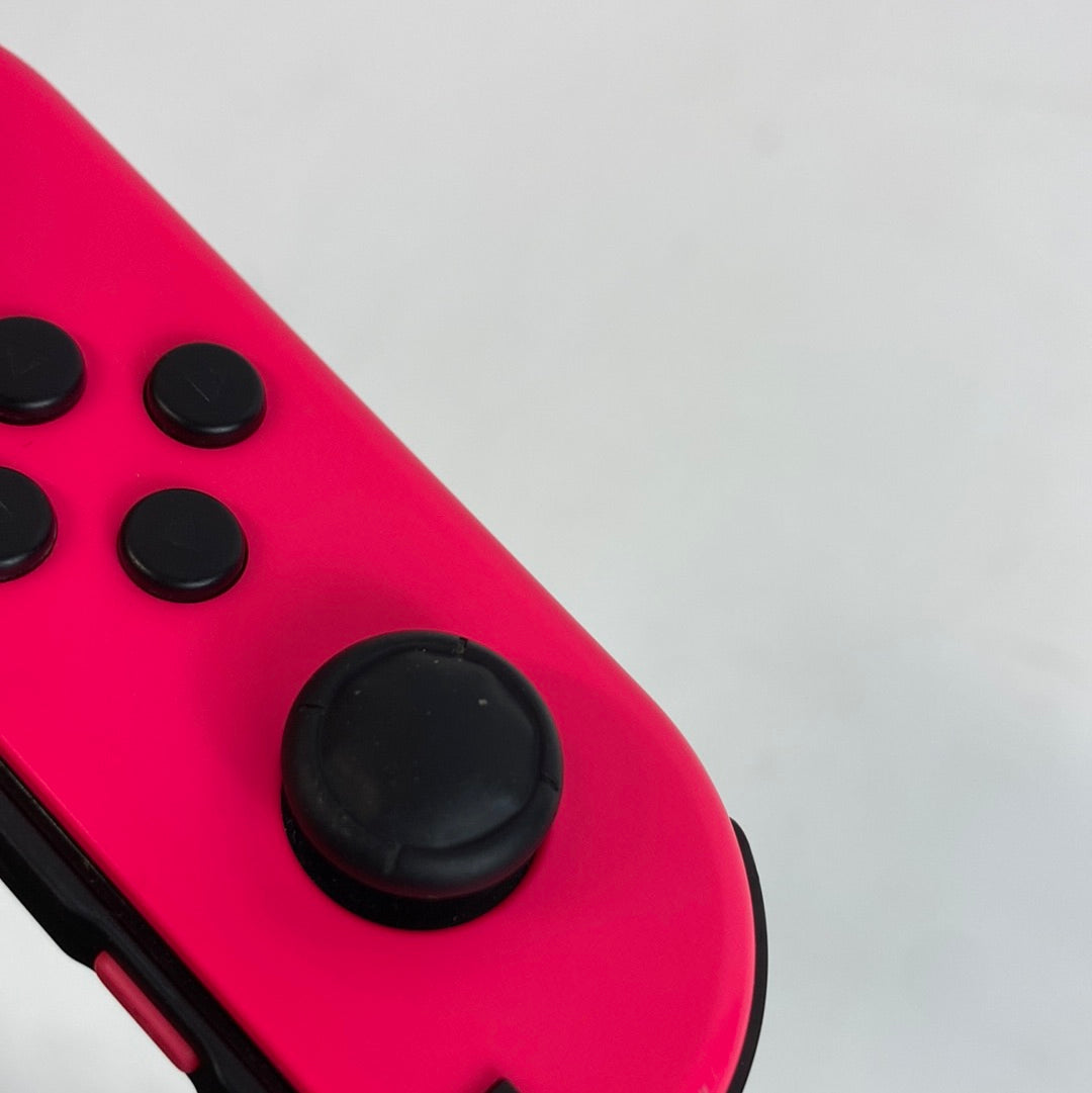 Nintendo Switch JoyCon Wireless Controller HAC-015 Neon Pink Left