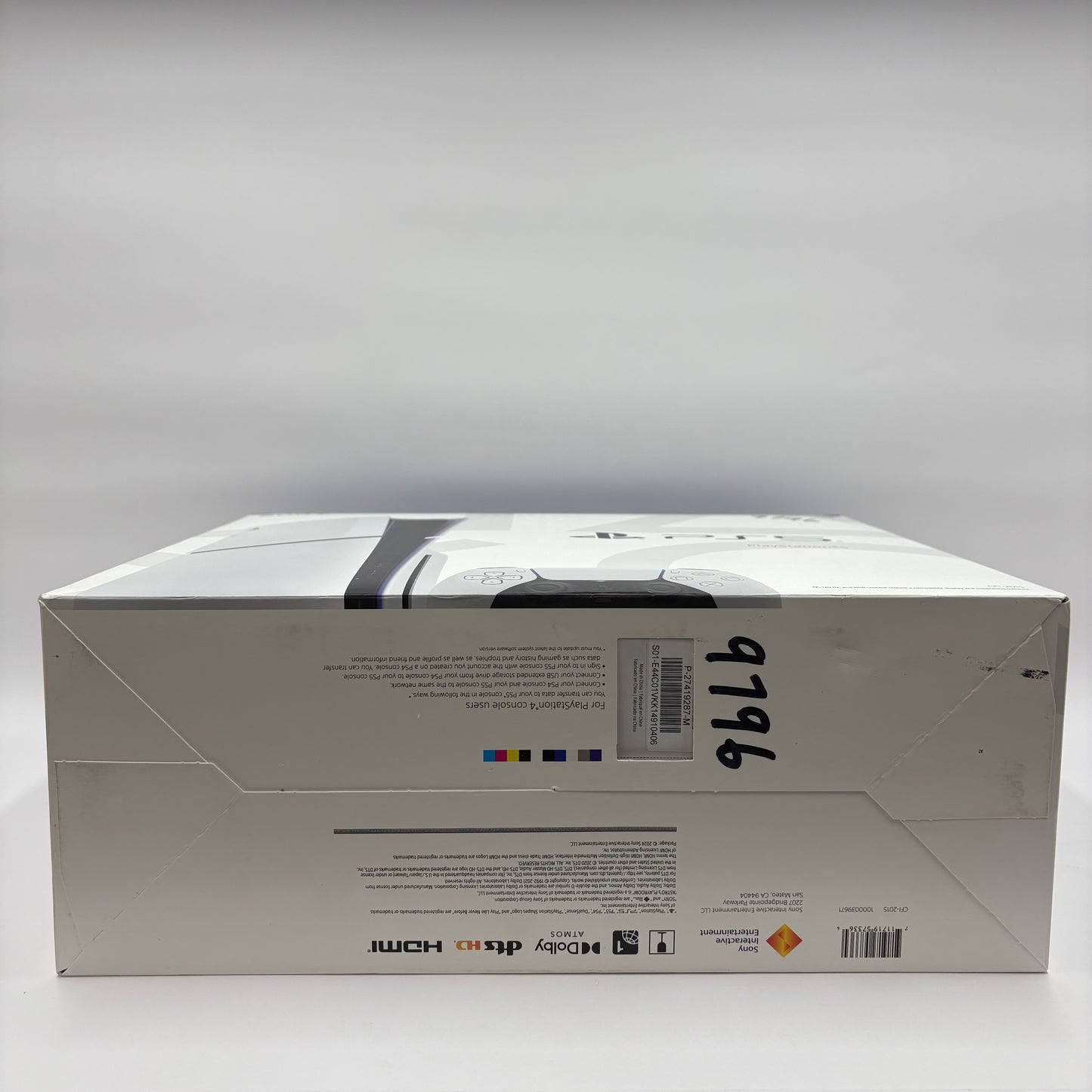 New Sony PlayStation 5 Slim Disc Edition PS5 1TB White Gaming System CFI-2015