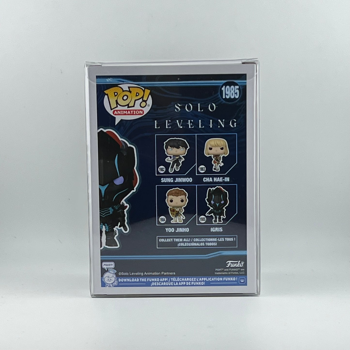 New Funko Pop Solo Leveling Ingris #1985 Figure with Protector