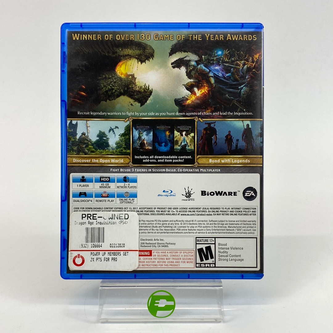 Dragon Age Inquisition Game of the Year Edition (Sony PlayStation 4 PS4, 2015)