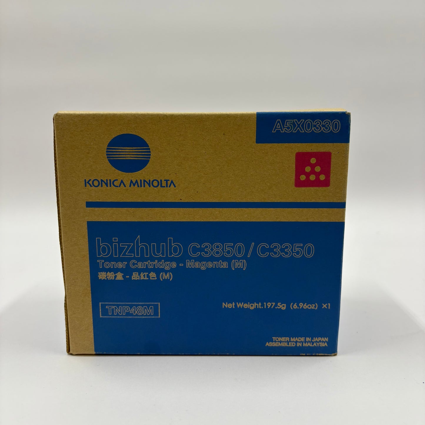 New Konica Minolta A5X0330 Toner Cartridge Magenta (M)