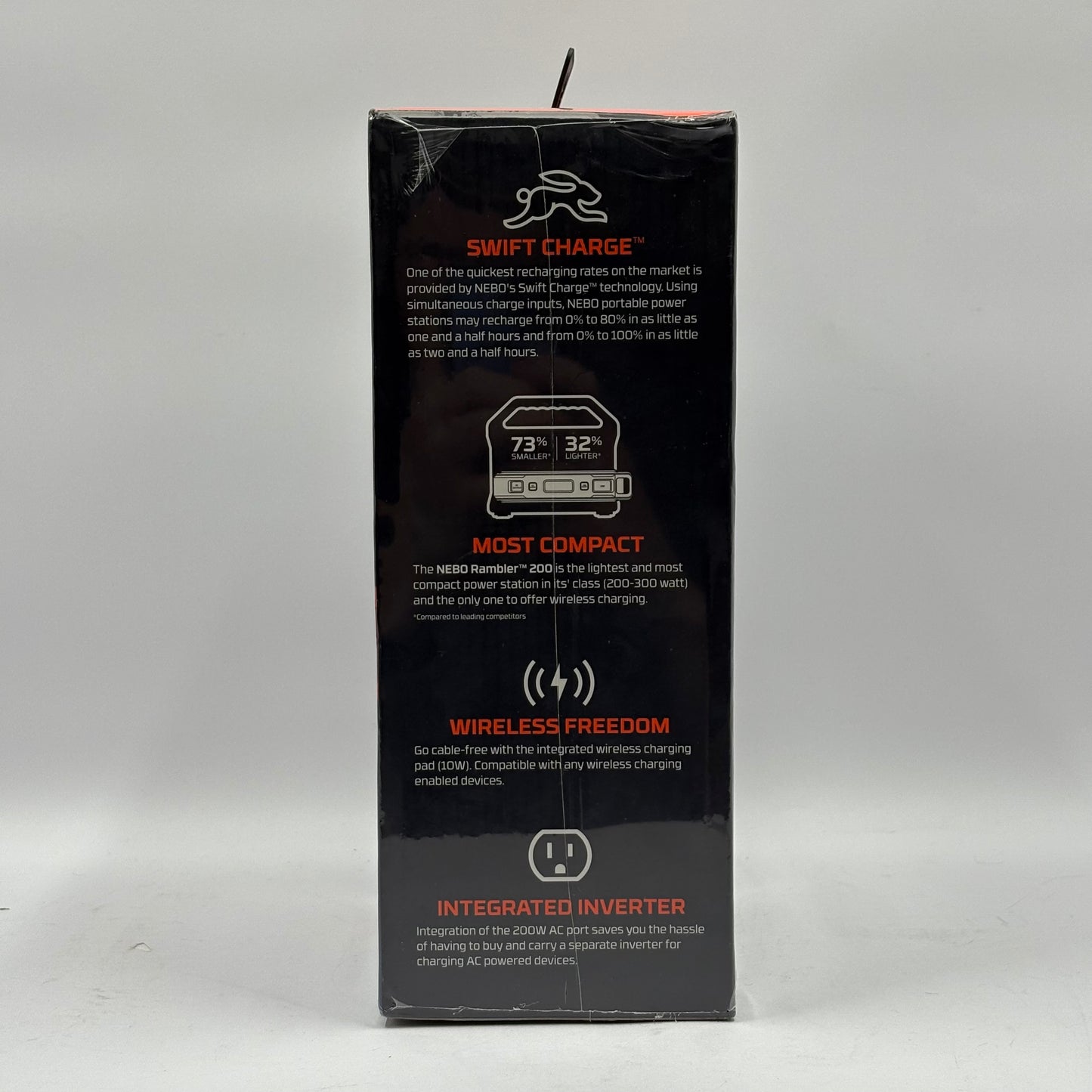 New NEBO Rambler 200 Portable Power Station NEB-PST-0003