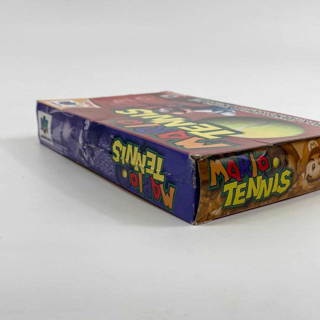 Mario Tennis (Nintendo 64, 2000) with Manual and Box