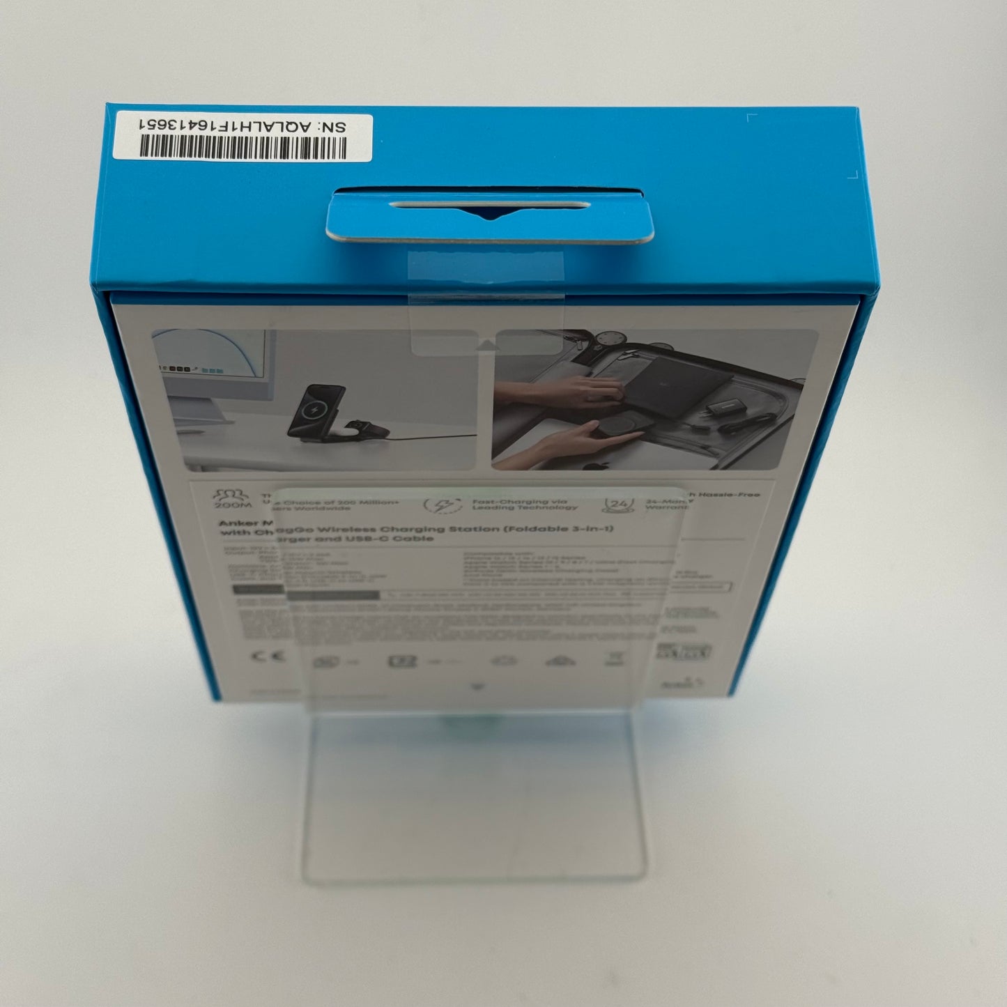 New Anker 15W Max Pocket-Sized 3-in-1 Charger Wireless Charger B2557