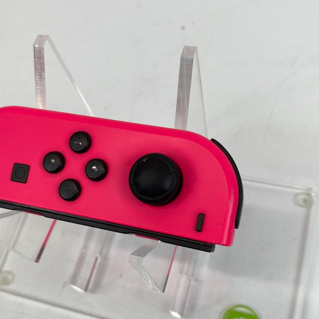 Nintendo Switch JoyCon Wireless Controller HAC-015 Neon Pink Left