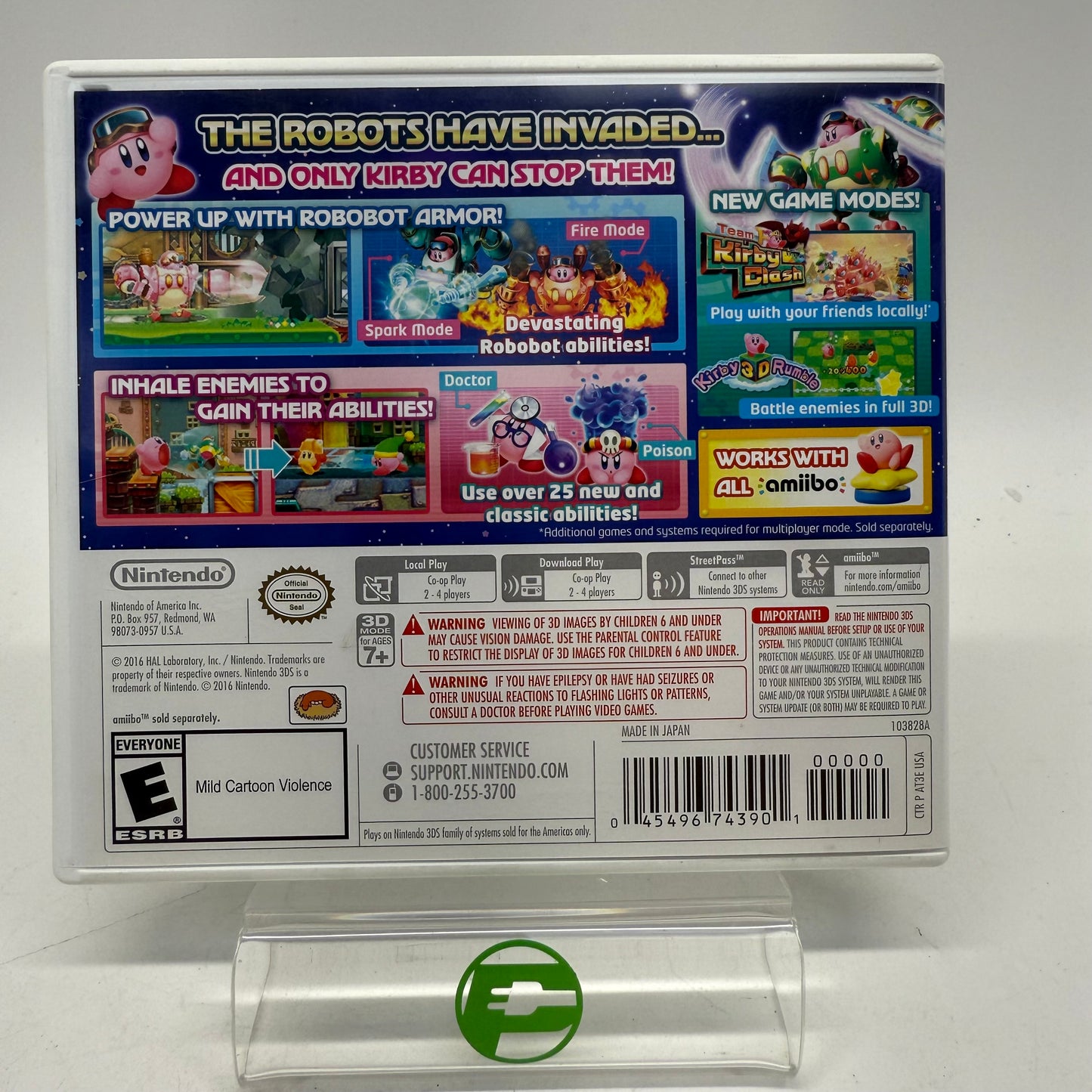 Kirby Planet Robobot (Nintendo 3DS, 2016)