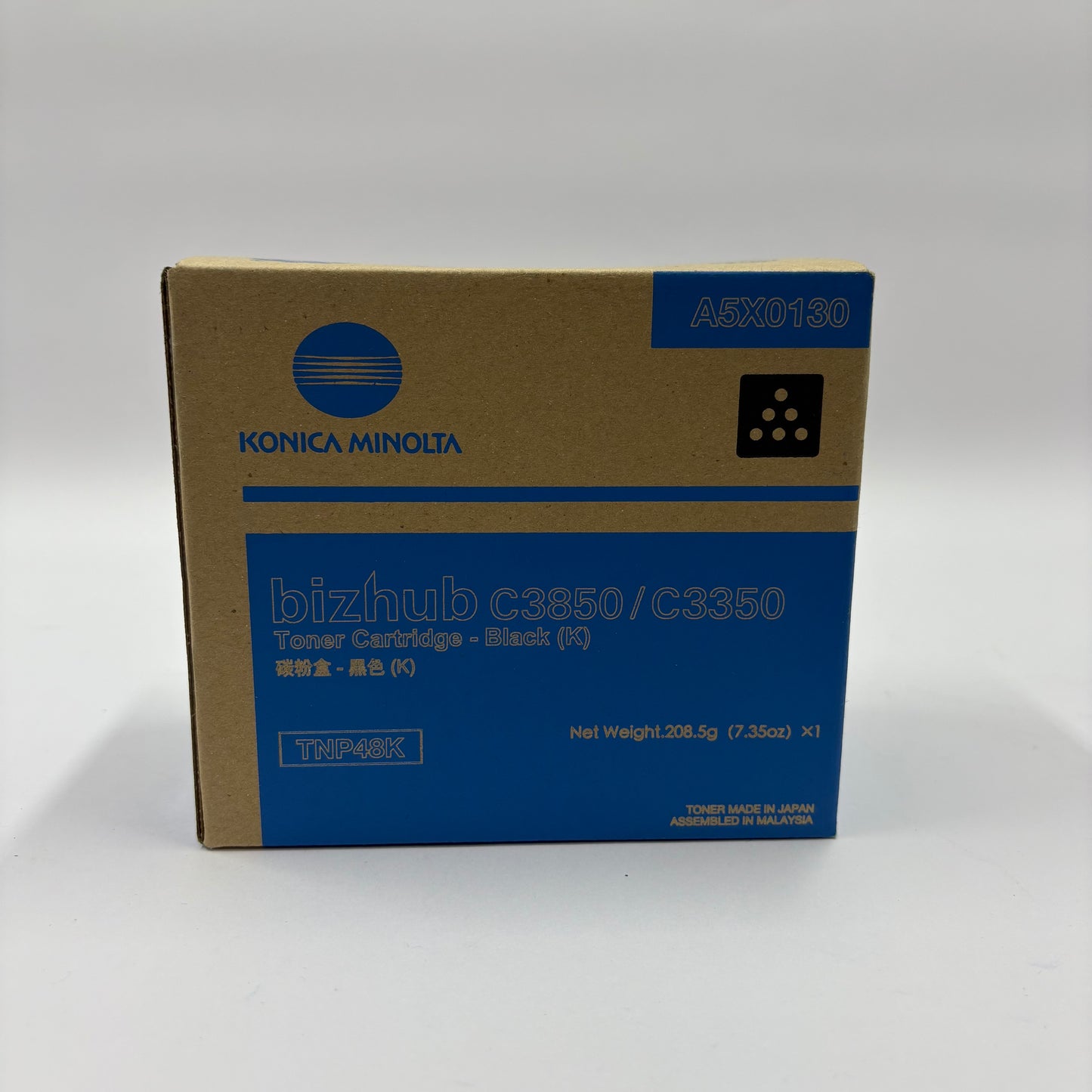 New Konica Minolta A5X0130 Toner Cartridge Black (K)