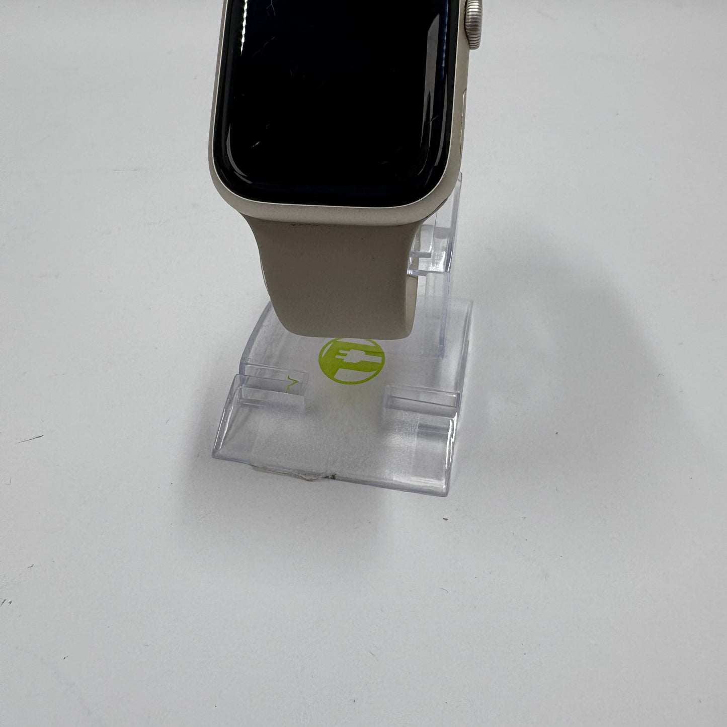 GPS Only Apple Watch Series 8 45MM Slate Aluminum Starlight Sport Band MNUQ3LL/A