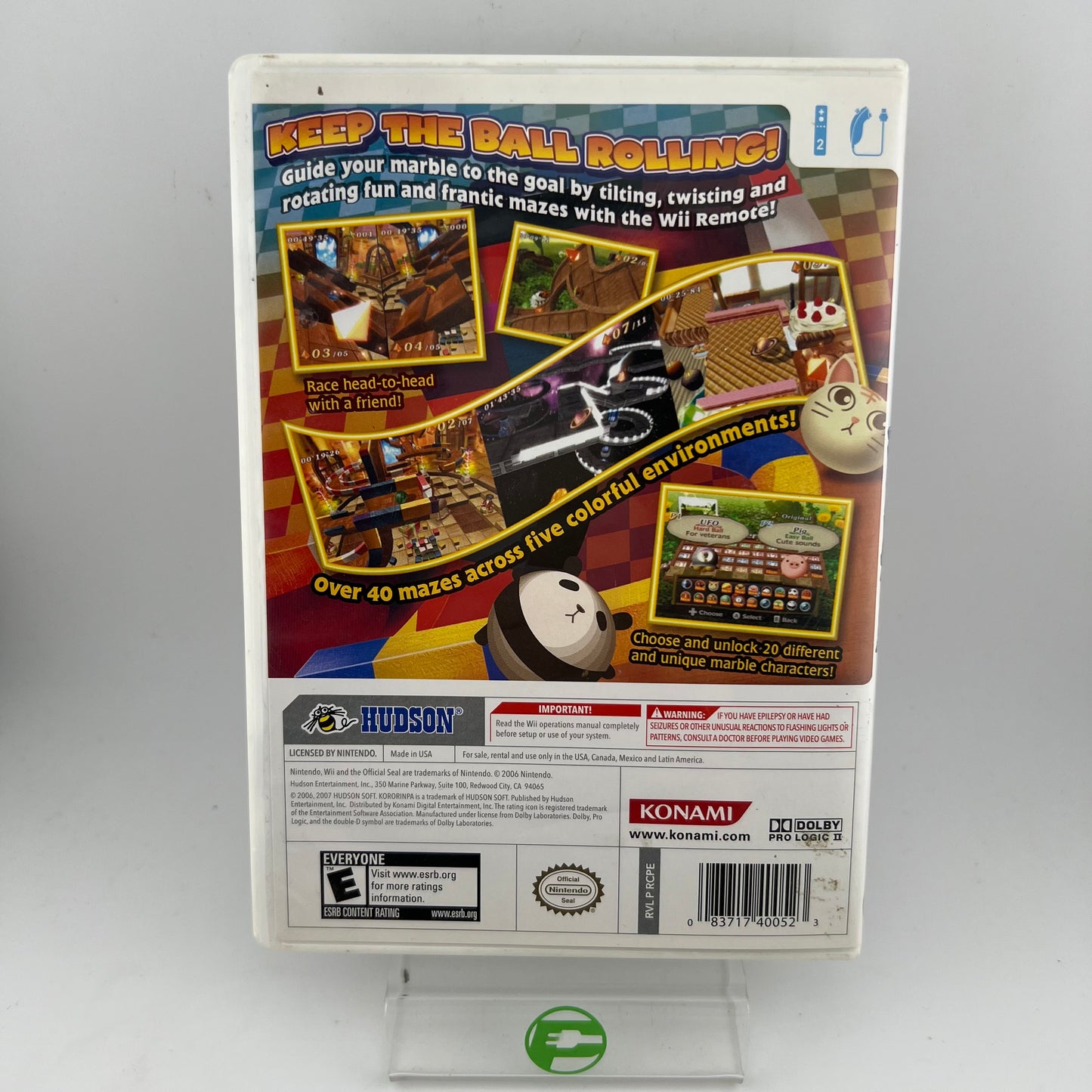 Kororinpa Marble Mania (Nintendo Wii, 2007)