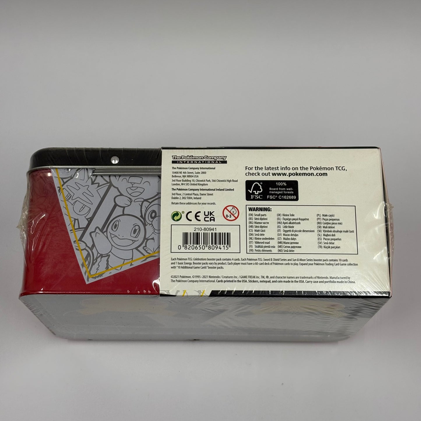 New Pokémon TCG Celebrations Collector Chest Special Collection Box Rip