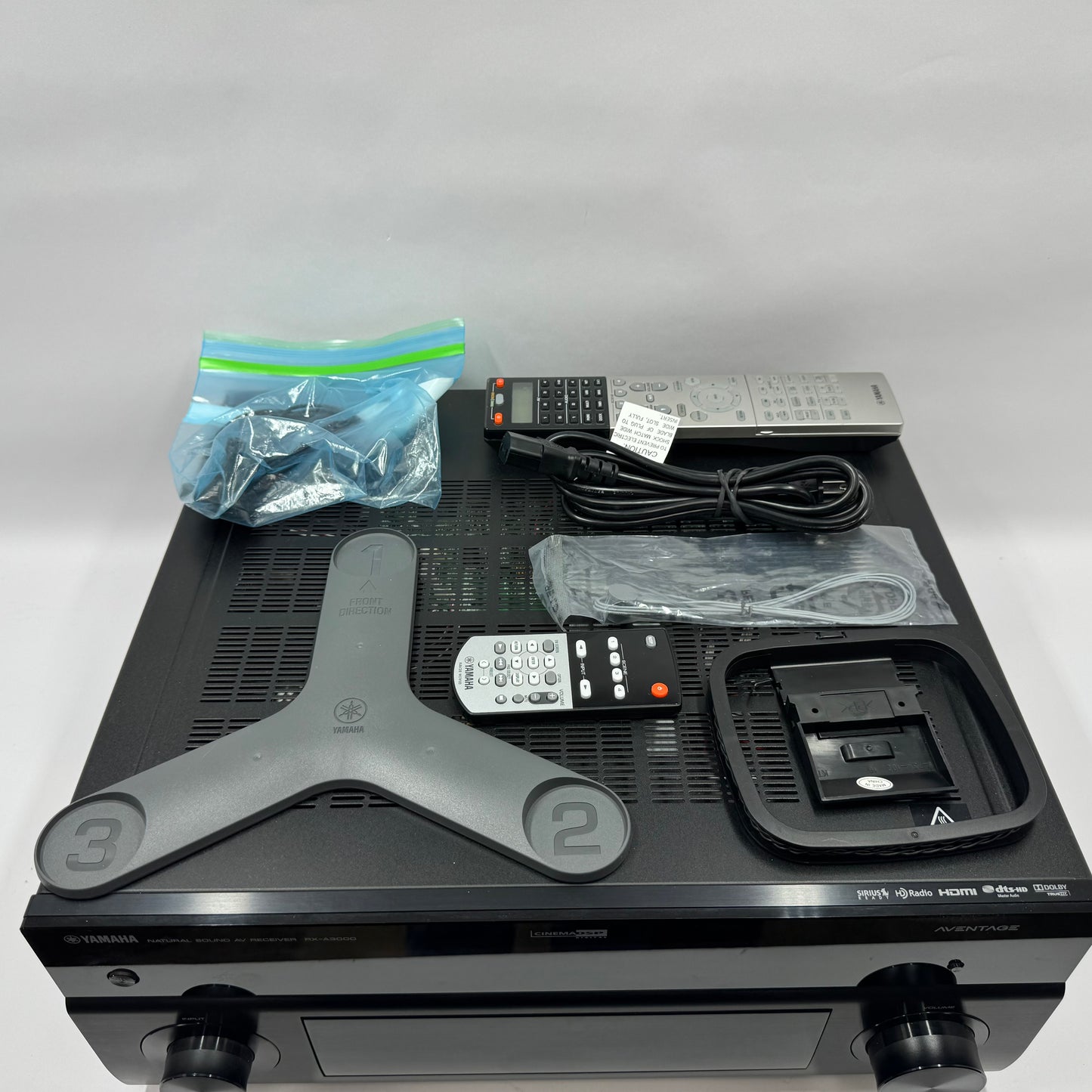 Yamaha RX-A3000 Natural Sound AV Receiver 11.2 Channel with Remotes