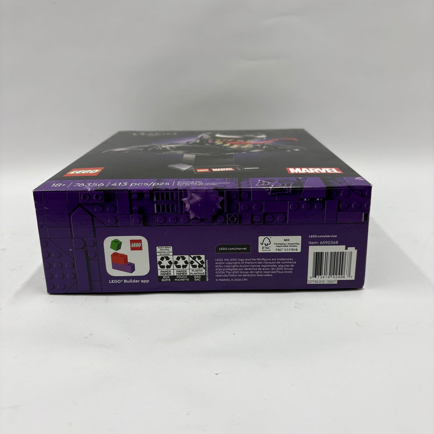 New Lego Marvel Venom Bust Lego Set 6590368