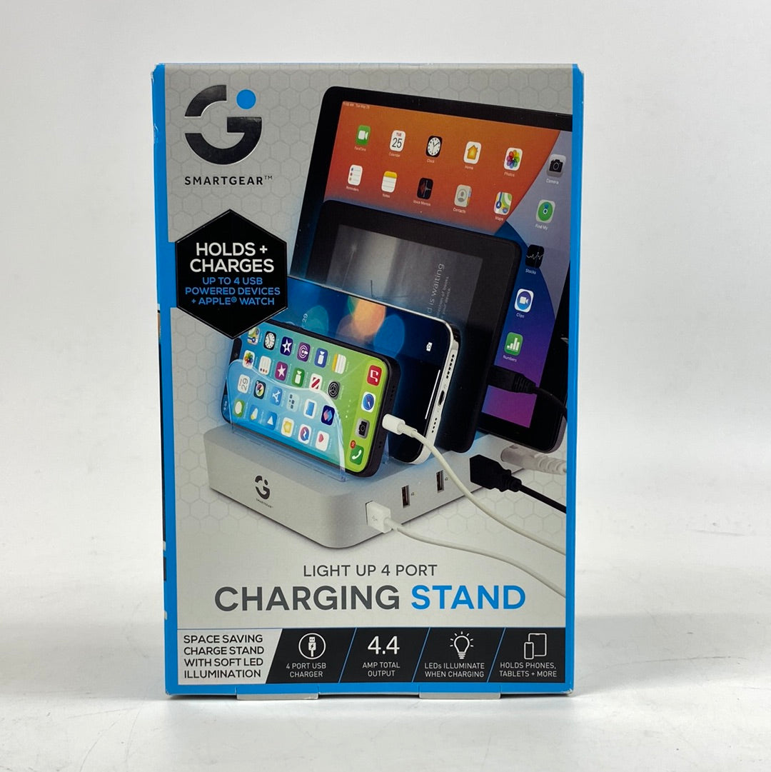 New SmartGear Light up 4 Port Light up 4 Port Charging Stand STG-6334-KB