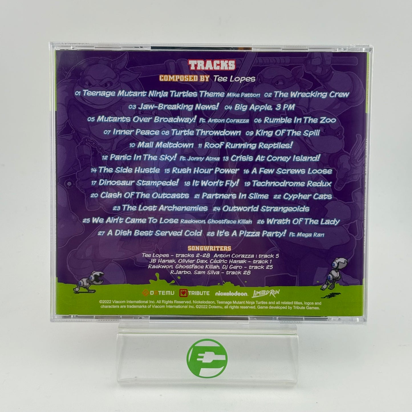 New Limited Run Teenage Mutant Ninja Turtles Shredders Revengs Soundtrack CD